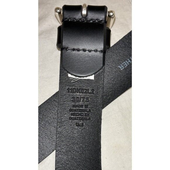 Dockers Mens Genuine Leather Belt Size 30 Black - Picture 5 of 6
